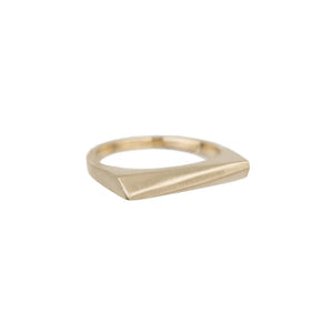 Thin Angled Bar Ring
