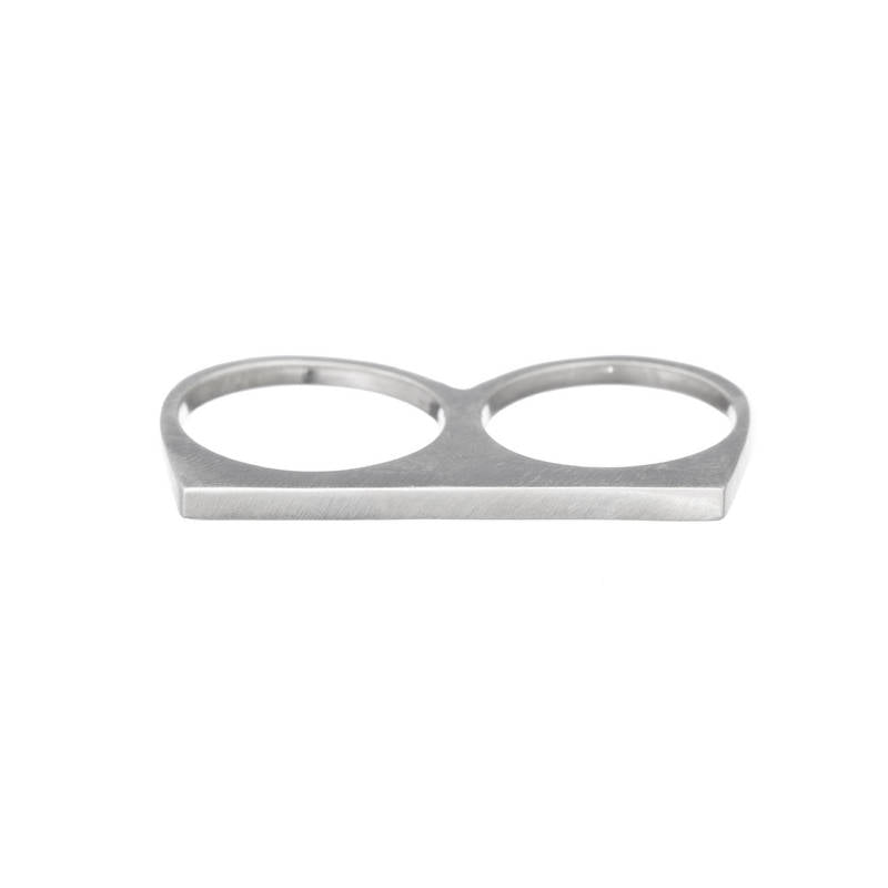 Thin Bar Double Ring